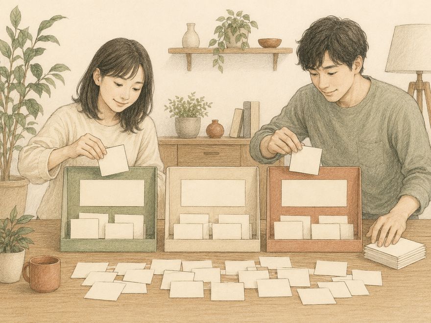 たくさんの副業を3つの型に整理するイラスト